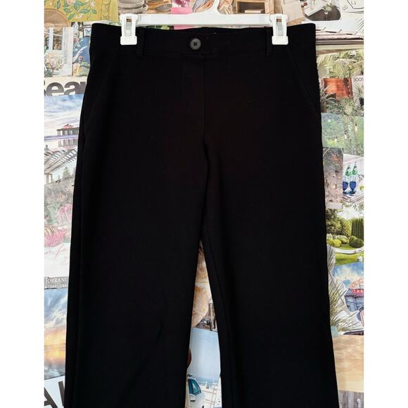 Black Betabrand Classic Dress Pant Yoga Pant Straight M - Picture 3 of 10